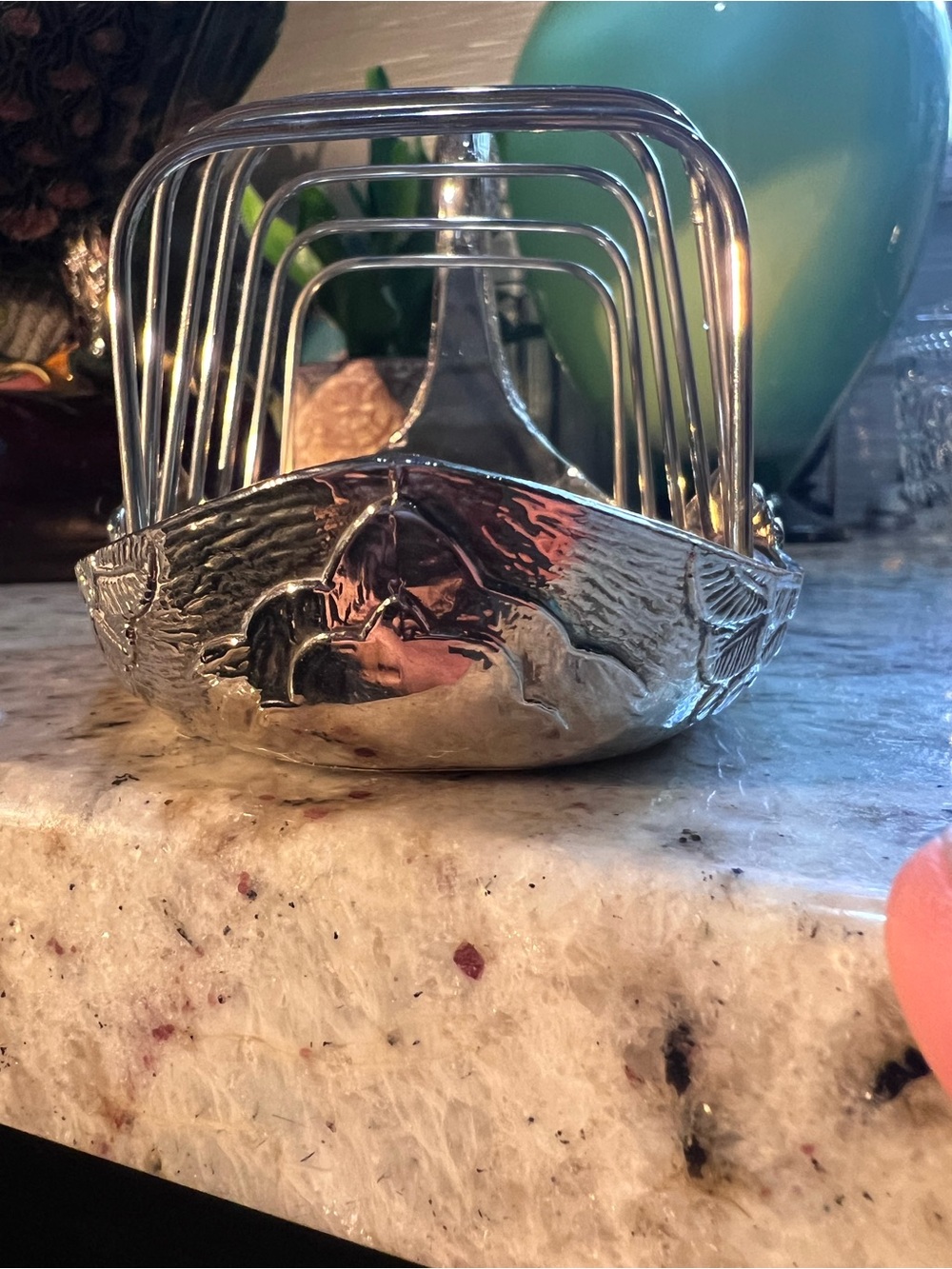 Antique Silver Swan Toast Rack in Excellent Condition - Picture 7 of 12